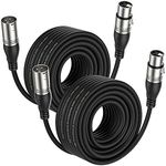 EBXYA XLR Cable 50ft 2 Packs - Prem