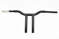 Dominator Industries 1 1/4 inch MX-T Bar, 12 inch Rise, Gloss Black For 1996-2018 Dyna, Softail and Sportster