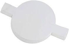 100Pcs 20cm Baking Paper, Non-Stick Baking Parchment Round Cake Tin Liners with Hanging Ears for Kitchen Home (White)