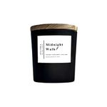 AVA VELA Scented Candle, Soy Wax, Matte Black Jar - Fragrance Midnight Walk (Lavender + Black Amber + Vanilla) - 40hrs Burn Time