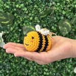 SOE Crochet Honeybee Keychain/Bag charms (Yellow)