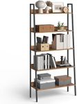 VASAGLE Bookshelf, 5-Tier Bookcase,