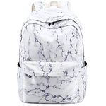 Marble School Backpack for Girls, School Bags Bookbags for Teenagers