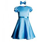 Wendy Darling Costume,Girls Wendy Costume,Peter Pan Costume Blue, Blue, 10 Years