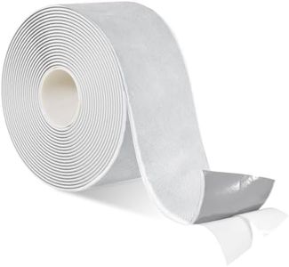 Tiruiya Waterproof Tanking Tape, Permanent Strong Shower Seal Tape, Self Adhesive Jointing Tape Can Be Painted Over, for Bathrooms Kitchens Washrooms Floor Wall Wetrooms Preventing Leaks