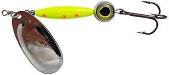 Thundermist Lure Company Eye#4-S-CO-SIL Stingeye Spinner Fishing Lure, Chartreuse