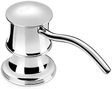 SVAVO Soap Dispenser for Kitchen Sink, Stainless Steel Sink Soap Dispenser Pump, Anti-Rust Spring Design Kitchen Soap Dispenser, Refill from The Top, for Sink Countertop Install, Chrome¡­