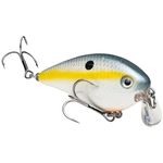 Strike King (HCKVDS1.5SH-590) KVD 1.5 Shallow Squarebill Fishing Lure, 590 - Sexy Shad, 3/8 oz, Black Nickel Hooks