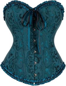 DKCHENH renaissance corset top,Corset shapewear for women tummy control,Corset tops dress renaissance for women,lace corset top.green corset,X-Large size Corset