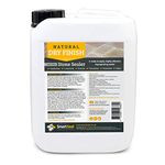 Smartseal Natural Stone Sealer - Dry Finish – Impregnating, Durable, Clear Sealer for Sandstone, Limestone, Granite, Travertine & Slate - Easy to Apply Indoor & Outdoor Use (5 Litre)