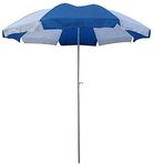 Akshar Tabla Mart garden umbrella 8 ft diameter Blue white water proof fabric Big umbrella