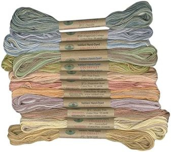 12 Valdani 6 Strand Floss Embroidery Thread Muddy Monet 10 Yd Skeins