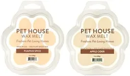 One Fur All Pet House Scented Wax Melts for Warmer - Long-Lasting Pet Friendly Plant Based Soy Wax Melts - Apple Cider and Pumpkin Spice