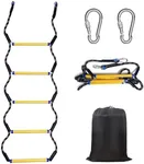 Foldable 5 Step Boat Rope Ladder-400lbs Strength Outdoor Climbing Marine Ladder, Portable Fishing Rope Boarding Ladder with 2 Hooks. Ideal for Inflatable Boats, Fishing Boats, Kayaks, Morboats,Canoes