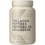 Sports Research® Premium Collagen Peptides Powder (32oz Jar) | Grass-Fed, Certified Paleo Friendly, Non-GMO and Gluten Free - Unflavored and Easy to Mix