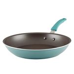 Rachael Ray Cook + Create Nonstick Frying Pan/Skillet, 12.5 Inch, Agave Blue