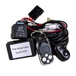 Willpower 40A 12V Universal LED Light Bar Replacement Wiring Harness Kit ON Off Remote Control Switch Power Relay Blade Fuse for Off Road Driving Lights Fog Work Lights (1 Lead)