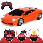 TIKY TOYZ Rechargeable Remote Control High Speed Racing Car Toy for Boys Age 3+ Years I RC Car with Led Lights I Multi Colour (as per Availability) and Multi Model