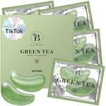 BLOOMORA Green Tea Under Eye Patches (30 Pairs) | Under Eye Mask for Appearance of Dark Circles | Eye Patches for Puffy Eyes Smoothing | Eye Masks | Eye Mask Skincare