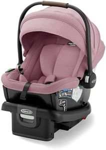 Graco Gomax Infant Car Seat, Orchid Haze, Lightweight, Reclining Rear Facing Car Seat Installs with or Without a Base