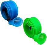 Meanhoo 2PCS Rod Sleeves for Fishing Poles – Braided Mesh Fishing Rod Covers for Spinning, Casting, and Fly, Elastic Lanyard, Durable and Travel-Friendly