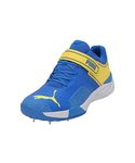 Puma Mens Bowling 22.1 Ultra Blue-Yellow Blaze-White Cricket Shoe - 12 UK (10666908)