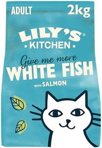 Lily's Kitchen Made with Natural Ingredients Adult Dry Cat Food White Fish with Salmon Grain-Free Recipe 2kg