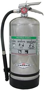 Amerex B260, 6 Liter Wet Chemical Class A K Fire Extinguisher, Ideal For “KITCHEN USE”