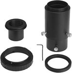 SOLOMARK Deluxe Telescopic Camera Adapter Kit for Canon EOS / Rebel DSLR - Prime Focus and Variable Projection Eyepiece Photography - Fits Standard 1.25" Telescopes - Accepts 1.25" Eyepieces