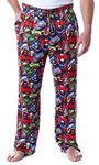 INTIMO Marvel Mens' Avengers Unite Allover Character Loungewear Pajama Pants (XXXL)