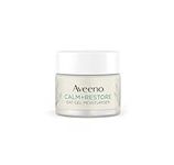 Aveeno Face CALM+RESTORE Oat Gel Moisturiser, 24-Hour Hydration, For Sensitive Skin, With Prebiotic Oat and Calming Feverfew, Fragrance Free, 50ml