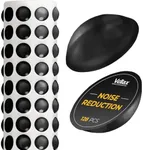 Vellax Cabinet Door Bumpers Color - Black Self Adhesive Pads (Hemispherical)