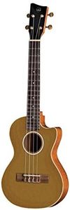 GEWA Tenor E-Akustik ukulele Manoa R-TE-CE-GOLD Gold Top with Gig Bag