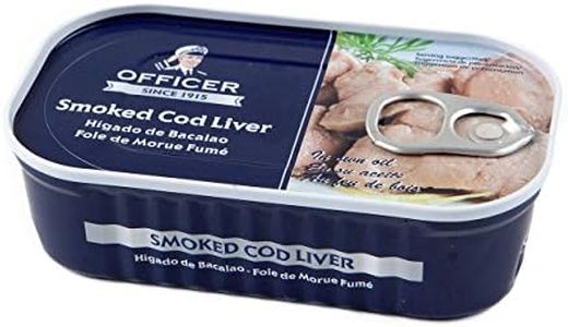 Officer Smoked Cod Liver 120gr - Single