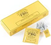 TWG Tea | Moroccan Mint Tea | Green Tea | Spearmint Leaves | 15 Hand Sewn Cotton Tea Bags | Gift Set