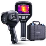 Thermal Imaging Camera Thor 002 Infrared Camera X³ Super IR Resolution 512x384 Visual Camera 3.5 Inch IPS Screen 640x480 Handheld Thermal Camera with PC Image Analysis, -20°C to 550°C (Thor 002)