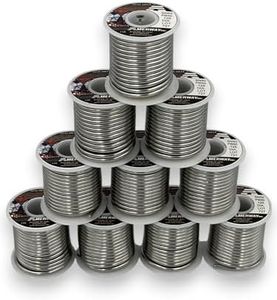 50/50 Solder for Stained Glass - $18.99 ea. / 1 lb. spools (10 pack), Made in USA