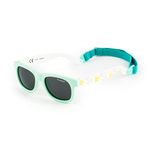 Kiddus Baby Sunglasses girl & boy from 8 months. Polarized UV400 Protection CAT 4. BPA Free, Flexible legs. Designed in Barcelona