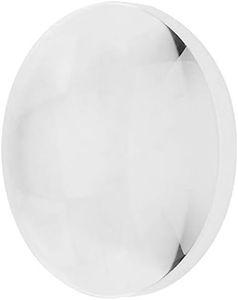 Fydun K9 Convex Lens, Glass Double Convex Lens 100mm Focal Length Optical Glass Magnifying Lens