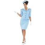 Smiffys Women Air Hostess Costume,B