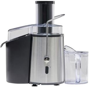 NEWBULIG Centrifugal Juicer, 700W Juicer Machine with 3" Feed Chute & 18,000 RPM, Dual-Speed Juice Extractor for Whole Fruits Vegetables, Easy to Clean, BPA-Free, Silver