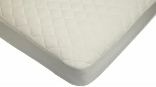 American Baby Company Waterproof Quilted Crib Size Fitted Mattress Cover Made with Organic Cotton, Natural Color