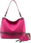 Wrangler Hobo Bags for Women Vegan Leather Shoulder Purses and Handbags with Crossbody Strap WG20-918AHPK