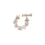 OPAL TOUCH Women Nose pin/Nath Nose Ring Traditional Jewellery-Rhodium CZ Nose Pin