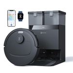 ECOVACS Deebot N50 PRO Omni 2 in 1 Robotic Vacuum Cleaner & Mop, 2026 New Launch 25000 Pa Suction, Self-Emptying Omni-Station, Zerotangle 2.0, Hot Air-Drying, Auto-Lift Mop On Carpet, Upto 300 Mins