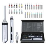 PHYONEER 34 in 1 Electric and Ratcheting Screwdriver with Magnetic Bit Ratchet