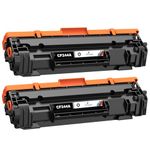 Q-image CF244A 44A Black Toner Cartridges Compatible with HP 44A CF244A for Laserjet Pro M15w M15a MFP M28w M28a Printer (2 Black)