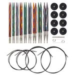 Knit Picks Options Interchangeable Wood Knitting Needle Set (Mosaic)