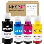 INKSPOT Refill Ink for HP GT51XL/53XL GT52 for HP Ink Tank 115, 310, 315, 319, 410, 415, 416, 419, 455, 500, 515, 530, 589, 615, 750, 790, 670, GT5810, GT5811, GT5820