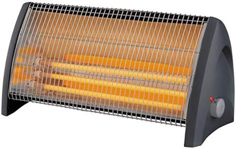 Goldair 2400W 3-Bar Radiant Heater with 3 Heat Settings, Black